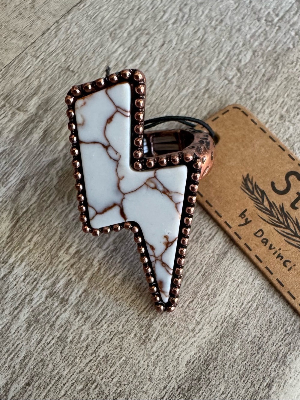 Studded Lightning Bolt Right
